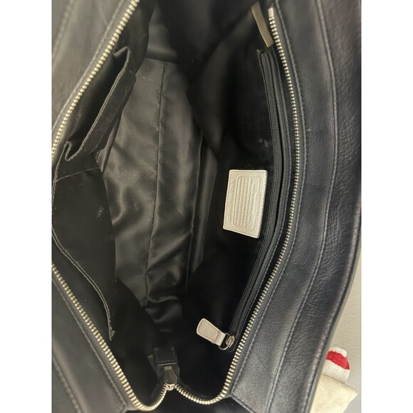 Coach Vintage Black Tote HandBag Black Leather Taylor Spectator F26132 purse - Picture 8 of 12